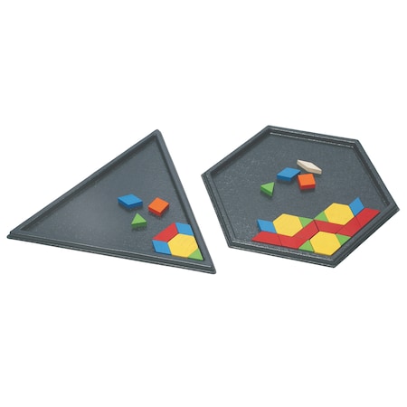 Learning Advantage™ Pattern Block Trays - Set of 2 102842